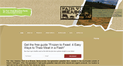 Desktop Screenshot of fairviewmeadowfarm.com