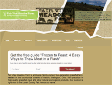 Tablet Screenshot of fairviewmeadowfarm.com
